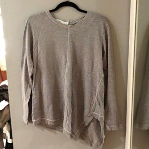 Wilt long sleeve asymmetrical top